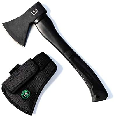 Camping Axe – Camping Hatchet with Sheath -Survival Throwing Axe – Survival Hatchets for Camping and Chopping Wood – Tactical and Survival Hatchet – Bushcraft Axe for Camping