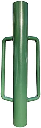 Cast Iron Post Driver, 14 lb Heavy Duty Post Digger, Post Rammer for Installing Fences, Post Pounder