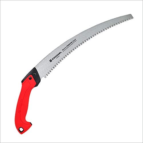 Corona Tools 14-Inch RazorTOOTH Pruning Saw | Tree Saw Designed for Single-Hand Use | Curved Blade Hand Saw | Cuts Branches Up to 8″ in Diameter | RS16020