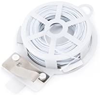 Fox Run Twist Tie Roll and Cutter, 60-Foot, Pack of 1, White