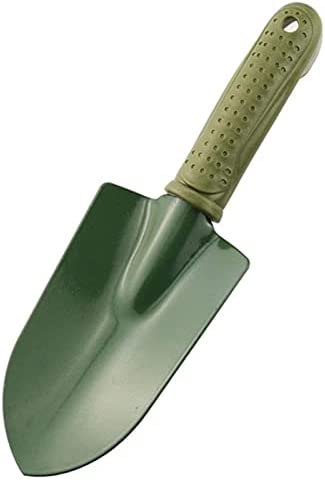 Garden Shovel for Digging Trowel for Lawn Planting Metal Spade Rubber Handle Anti Slippery
