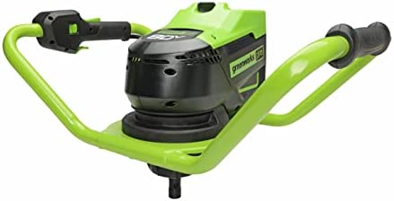 Greenworks Pro 80V Brushless (58CC Gas Equivalent) Earth Auger / Post Hole Digger – Auger Bit and Battery / Charger Sold Separately