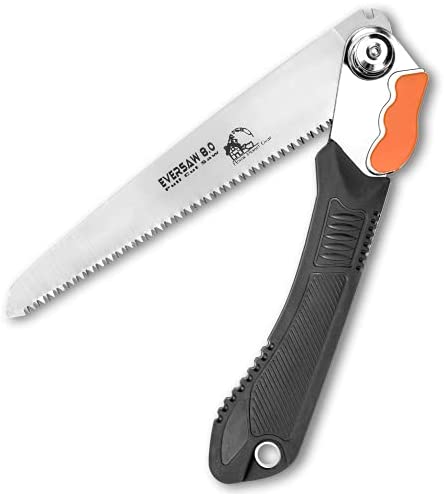 Hand Pruners with Leather Sheath. These 8.5″ Bypass Pruning Shears have a forged aluminum handle and hardened steel blade.