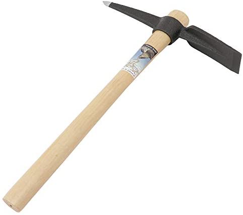 Japanese Craftsmanship Small Pick Mattock Heavy Duty Digging Tool for Cultivating and Weeding.