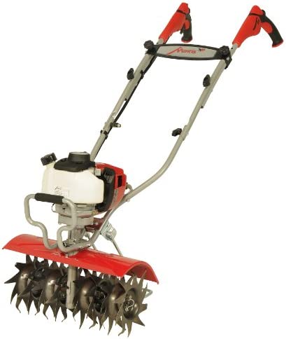 Mantis 7566-12-02 Deluxe XP 4-Cycle Tiller with Kickstand, 16-Inch