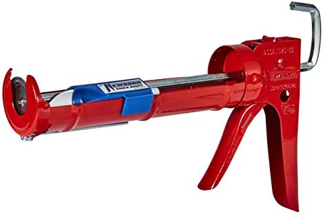 Newborn 102D Drip-Free Smooth Hex Rod Cradle Caulking Gun, 1/10 Gallon Cartridge, 10:1 Thrust Ratio