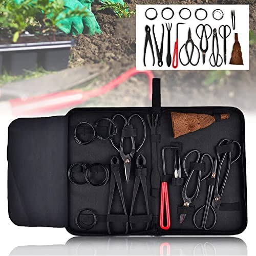 MoHern Bonsai Wire and Bonsai Tool Kit, Total 164 Feet Bonsai Tree Wire for Bonzai Trees Indoor, Size of 1-mm, 1.5-mm, 2-mm Aluminum Wire