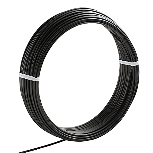 Wazakura 150 gr Black Anodized Aluminum Bonsai Training Wire Made in Japan (2 mm, Black)