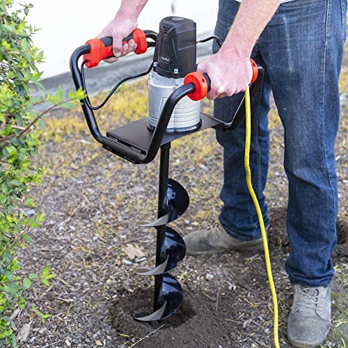 XtremepowerUS 85060 Post Hole Digger w/6″ Bit Electric 1500W Auger Digging Drill