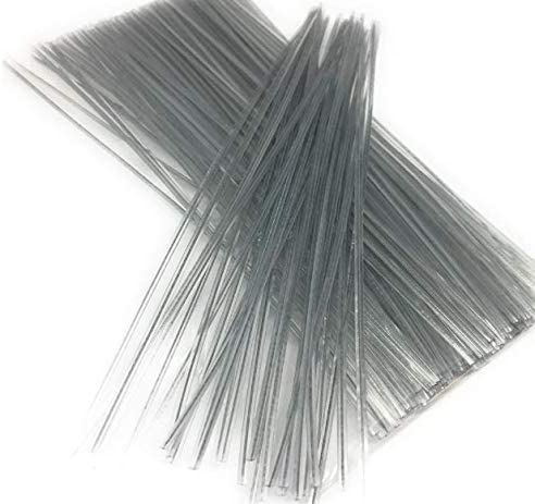 100pcs 7″ (18cm) Plastic Clear Oval Twist Ties – Re-Usable, Washable, Moisture Resistant for Party Cello Candy Gift Bags