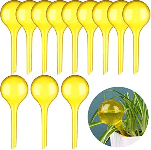 12 Pcs Plant Watering Globes Clear Plant Watering Globes Automatic Plant Water Balls Self Garden Watering Bulbs Irrigation Flower Self-Watering Device Watering System for Plant Indoor Outdoor,Small