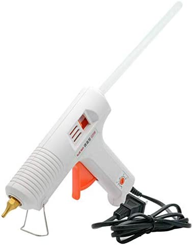 220W Advanced Industrial Hot Melt Glue Spray Gun Electric Heating Hot Melt Glue Gun Adjustable Temperature Tool, Used for Manual DIY Project Pasting-White