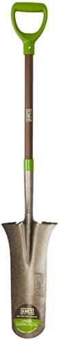 AMES 2531900 Tempered Steel Drain Spade with Fiberglass Handle, 47-Inch