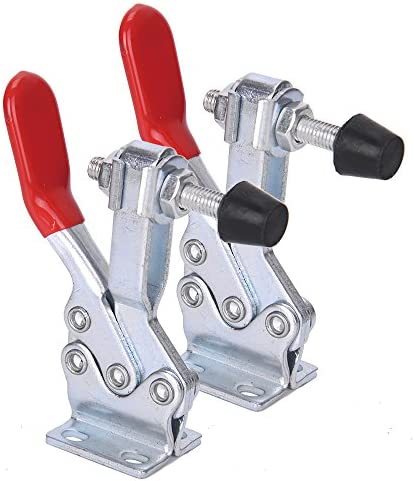 Accessbuy Toggle Clamp 225D 500Lbs Holding Capacity Heavy Duty Large Hold Down Clamp Quick-Release Horizontal Clamp（2Pack)