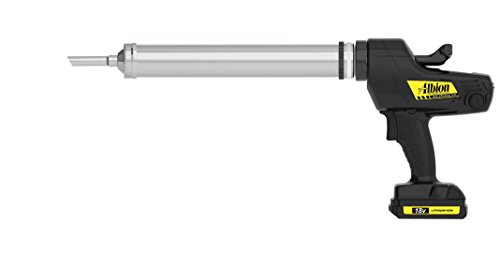 XINQIAO Caulking Gun, Ratchet Type Drip-Free Durable Smooth and Labor Saving Caulk Gun Kit for 10 oz Silicone Cartridges with 8 Pcs Caulking Tool Kit (Black)