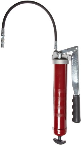 Alemite 500-E Grease Gun, Develops up to 10,000 psi, Delivery 1 oz./21 Strokes, 16 oz. Bulk or 14 oz. Cartridge, with 18″ Hose & Coupler, 3-Way Loading