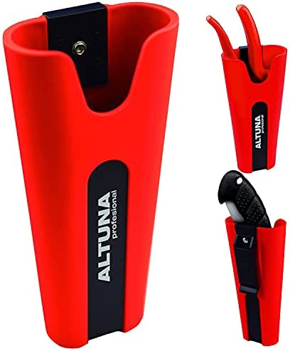 Altuna Silicon Pruner Holster and Multitool Plier Pouch with Heavy Duty Belt Clip – All Weather Waterproof Garden Tool Sheath and Flexible Holster for Hand Pruners, Pliers, Scissors, and More