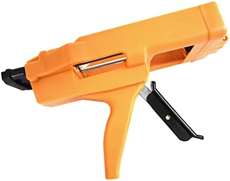 Autoly Caulking Gun Drip-Free Smooth Hex Rod Cradle Hand Manual Double Cartridge Panel Bond Adhesive Dripless Caulk Gun
