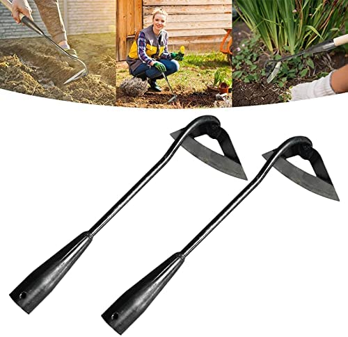 CaimYugs Weeders for Gardens Long Handles, All Steel Hardened Hollow Hoe, Hand Shovel Weed Puller Accessories, Gardening Hoe for Weeds, Garden Hoes for Weeding, Loosening, Farm Planting Hoe
