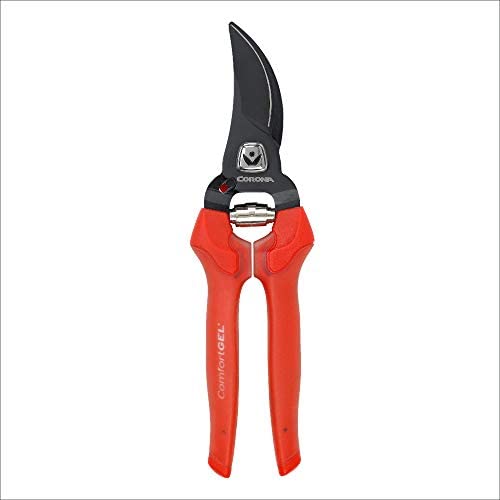 Corona BP 3214D ComfortGEL Bypass Hand Pruner, 3/4-inch cut , Red