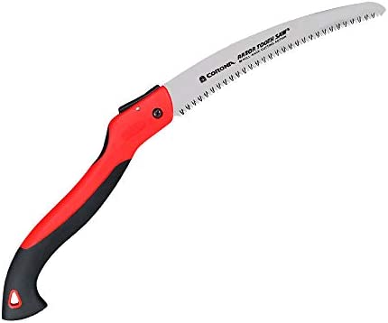 Corona Tools 10-Inch RazorTOOTH Folding Saw | Pruning Saw Designed for Single-Hand Use | Curved Blade Hand Saw | Cuts Branches Up to 6″ in Diameter | RS 7265D