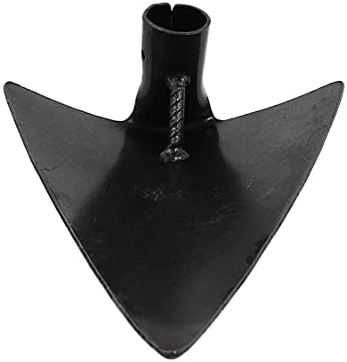 DOITOOL Garden Digging Hoe Handle Landscaping Triangle Hoe Head for Weeding Planting Digging Soil Leveling Stainless Steel Gardening Hoe Hoe Handheld Hoe
