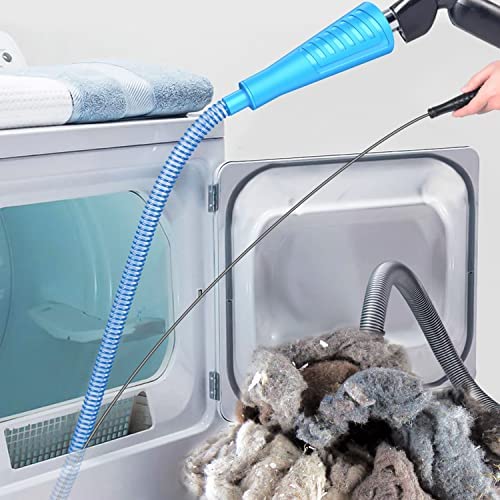 Dryer Vent Cleaner Kit Vacuum Hose Attachment Brush Lint Remover Power Washer and Dryer Vent Vacuum Hose