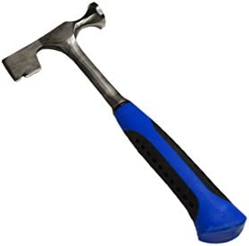 Drywall Hatchet Hammer Solid Steel with Rubber Grip (14oz)
