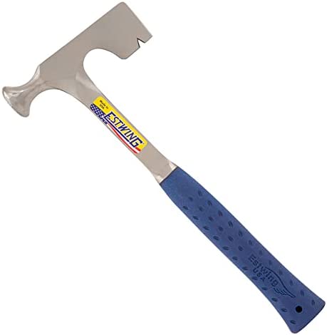 ESTWING Drywall Hammer – 14 oz Wall Board Tool with Milled Face & Shock Reduction Grip – E3-11