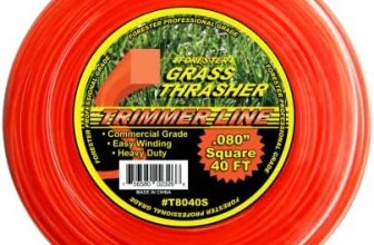 FORESTER Heavy Duty Trimmer Line – Grass Thrasher Round or Square Edge Weed Eater String Universal Trimmer String Fits Most Trimmers and Edgers Weedeater String & Weed Wacker Attachments
