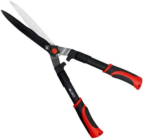 GARTOL Garden Hedge Shears for Trimming and Shaping Borders, Decorative Shrubs, and Bushes, Hedge Clippers & Shears with Strong Comfort Grip Handles, 23 Inch Carbon Steel Bush Cutter