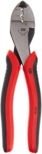 Gardner Bender GS-388 Electrical Pliers, Crimper & Cutter, Comfort Grip, Aluminum & Copper Wire, Hand Tool, 8 in. , Red