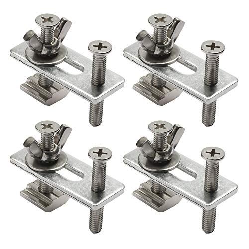 Genmitsu 4PCS T-Track Mini Hold Down Clamp Kit, Compatible with 3018-PRO/3018-MX3/3018-PROVer CNC Router Machine