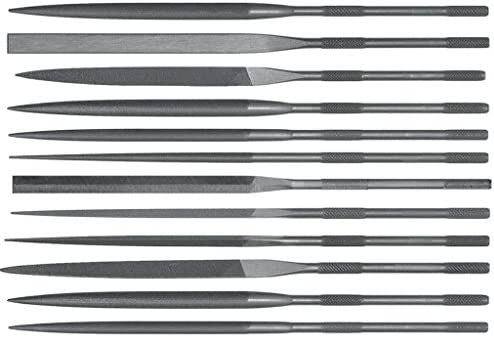 Grobet File Swiss Pattern Needle 5-1/2″ Set of 12 Cut 0