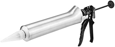 Grouting Gun, Thicken Stainless Steel Ceramic Tile Caulking Gun Mortar Grouting Gun Sprayer Caulking Tool, Fill with Cement, Lime, Joint sealer