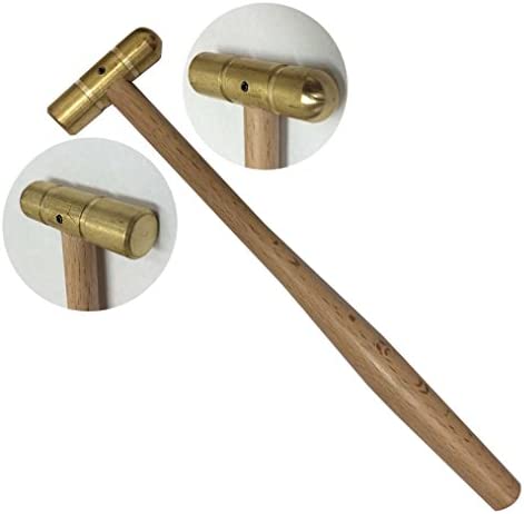HAWK 8.5″ Brass Head Hammer | 1/2″ Dome And Flat Striking Surfaces – PH205
