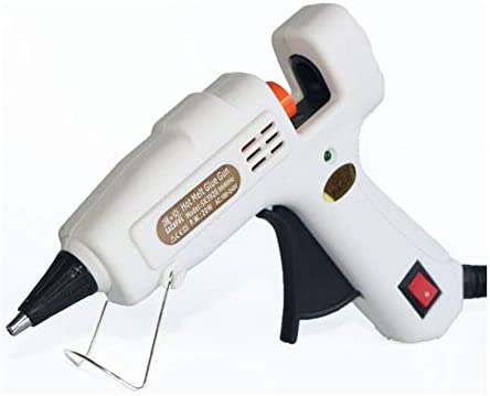 Hot Glue Gun and Sticks Temperature Full Size Upgraded 30W with 50PCS High Temp Kit for Crafts Arts Home Quick Repairs Festival Decoration Heavy Duty White