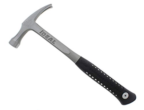 IDEAL Electrical 35-210 Drop-Forged Hammer – Electrician’s Hammer 18 oz. 12-1/2 in. Claw Hammer