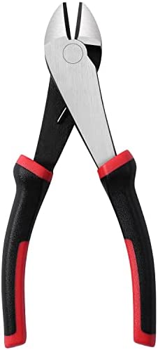 IGAN Wire Cutters Heavy Duty, 7-inch Side Cutters Dikes, Ultra Tough and Durable Diagonal Cutters with Spring-loaded, Ideal Cutting Pliers for Electricians and Homes