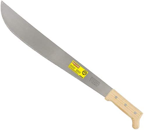 IMACASA Machete 127, 12″ High Carbon Steel Blade, Hardwood Handle