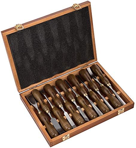 Punch And Chisel Set, 16 Pieces- Includes Taper Punches, Cold Chisels, Pin Punches, Center Punches, Chisel Gauge, and Storage Case- By Stalwart