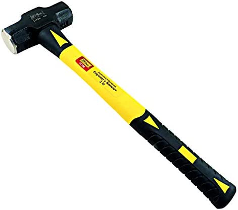 IVY Classic 15106 3 lb. Jacketed Fiberglass Engineer’s Hammer with Co-Molded Rubber Handle