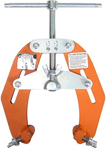 JACKSON TOOL Tri-Clamp – High Strength Pipe Alignment Tool with Lightweight Design & 2″-6″ Diameter – Jackson-302