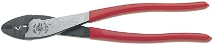 Klein Tools 1005 Cutting / Crimping Tool for 10-22 AWG Terminals and Connectors, Terminal Crimper for Insulated and Non-Insulated Terminals