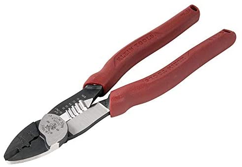Klein Tools 2005N Wire Cutter, Stripper, Crimper Tool, Strips 10-18 AWG Stranded, Crimps 10-22 AWG Terminals, with Shear Cutter