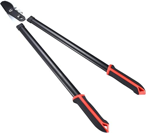 Loppers Heavy Duty Bypass Loppers 30 Inch Loppers and Pruners Heavy Duty Garden Loppers with Gear Power Bypass Loppers for Tree Trimming Branch Cutter with Non-Slip Handles