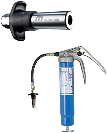 Macnaught K32 Heavy-Duty Pistol Grip Grease Gun with KYPLUS Safety Grease Coupler Together at a Special Price!