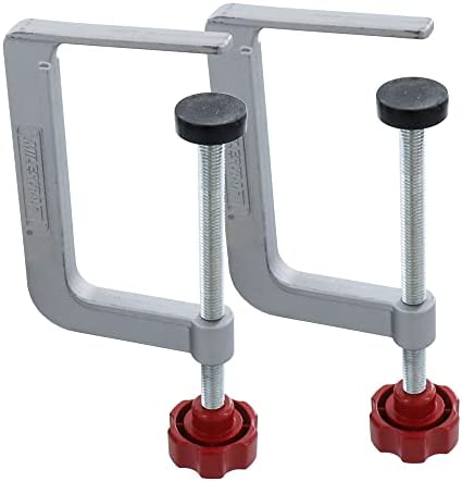Milescraft 4021 TrackClamps – Universal T-Track Hold Down Clamps (2 pack)