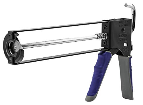 Newborn 920-GTS Smooth Hex Rod Parallel Frame Caulking Gun with Gator Trigger Comfort Grip, 1/10 Gallon Cartridge, 10:1 Thrust Ratio
