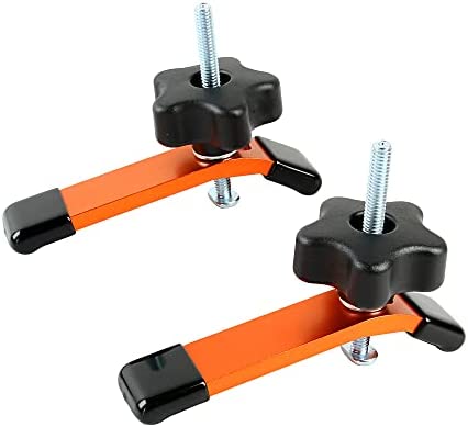 O’SKOOL 2 Pack Hold Down Clamps Kit, 5-1/2” L x 1-1/8” Width T-Track CNC Router Clamp